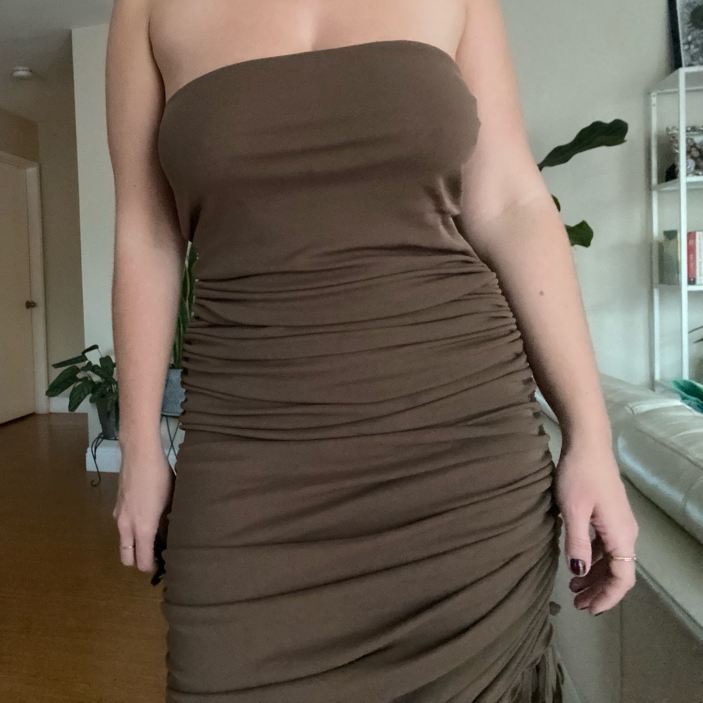 Brown Adjustable dress
